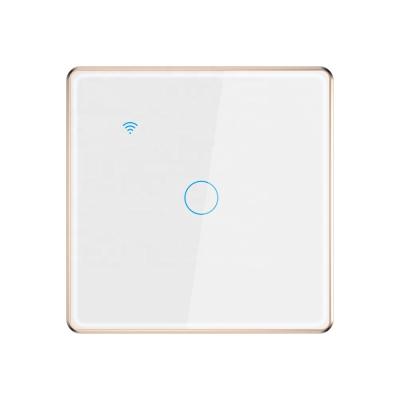 China 2021 New Fashion WIFI Aluminum Touch Aluminum Border Lights Smart Switch Control With Neutral Wire for sale