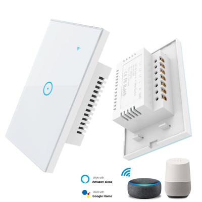 China Standard ABS 600W Smart Switch Tuya Smart Wall Switch Alexa USA Australia Mexico for sale