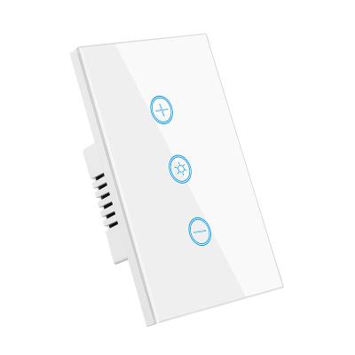 China Standard ABS USA Wifi Tuya Smart Light Dimmer Touch Screen Switches For Homes for sale