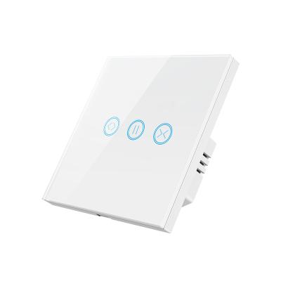 China ABS+PC China Electric British Wall Light Wifi Curtain Smart Touch Screen Switch for sale