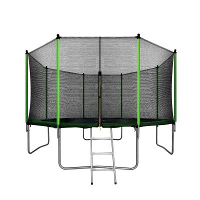 China With protective net Professional Home Outdoor Sport Trampoline For Kids Adults Big Round Trampoline With Enclosure for sale