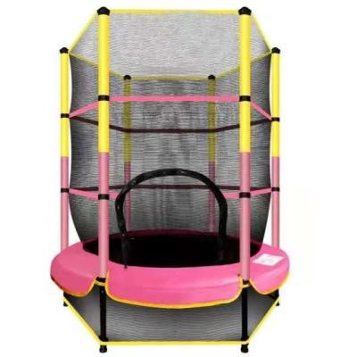 China With protective net Indoor Mini Trampoline With Protective Net For Children Safety Small Trampoline for sale