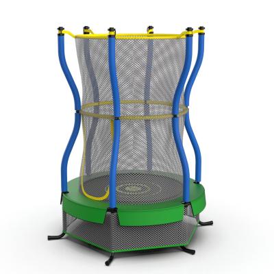 China With Protective Net Factory Wholesale Small Trampoline With Enclosure For Kids Toddler Jumping House for sale