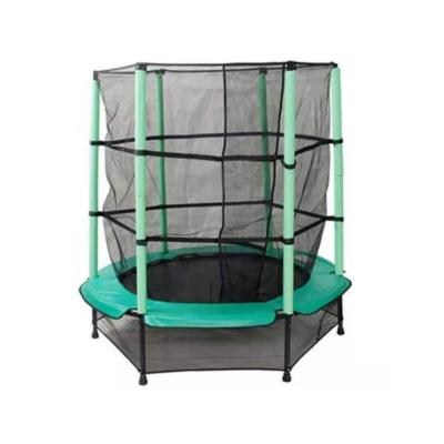 China With Protective Net Indoor Small Trampoline For Safety Toddler Mini Trampoline With Safety Net for sale