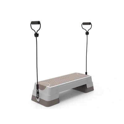 China Home\Gym\New Patent Sports Performance Fitness Steppers 3-Level Indoor Adjustable Stepper With Rope Exercise Board Aerobic Stepper for sale