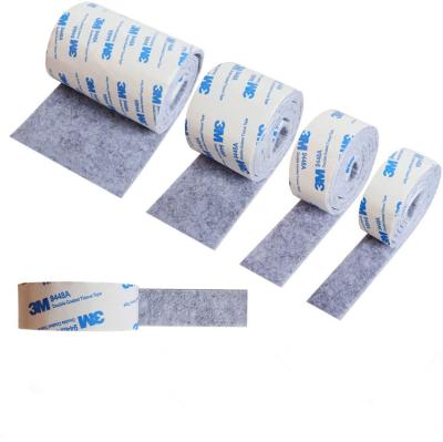 China High Density Felt Fabric Gray Felt Self Adhesive Felt Tape Rolls Furniture Glides Felt Tape Chair Gliders For Floor Protectors for sale