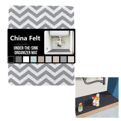 China Durable Absorbent Waterproof Shelf And Drawer Liner Under Sink Mat Cabinet Mat For Kitchen Bathroom for sale