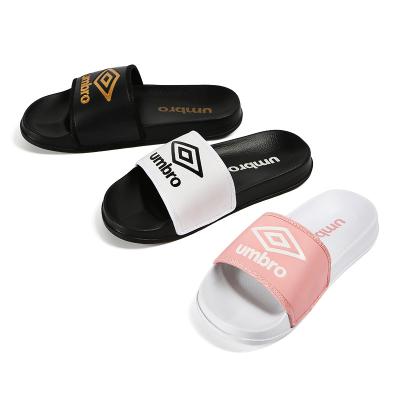 China Slippers Logo Unisex Home Slides Slippers Custom Made Summer Hot Selling Large Size Men's Slippers Fashion Trend Fashion Slippers for sale