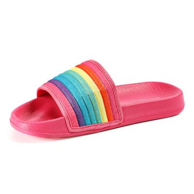 China Fashion trend hot sale slippers for women custom multicolor home ladies slippers shape women's slippers for sale