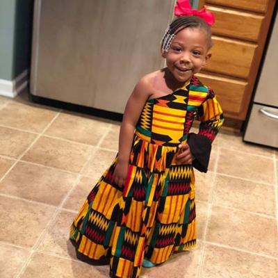 China European and American African Bohemian Style Girls Long Dress Children's Anti-Static Wear for sale