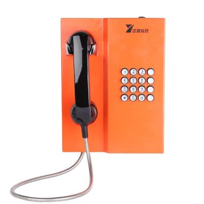 China Robust Housing Cold Rolled Steel Waterproof Vandal Proof IP66 Telephone Public Telephone With Noise Canceling Handset for sale