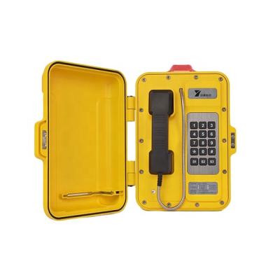 China Zinc-Aluminum Aloy Die-Casting Waterproof Shell Railway Subway Tunnel Military Emergency Telephone for sale