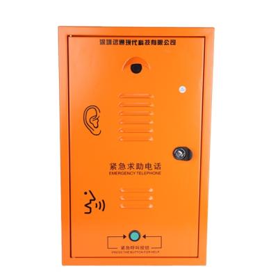 China Zinc-Aluminum Aloy Die-Casting Shell Tunnel IP Emergency Phone Handless Emergency Button With Video Call for sale