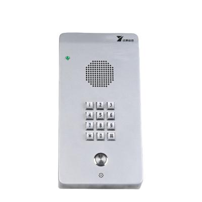 China 304 Stainless Steel One Emergency Button Handsfree Industrial Telephone VoIP Indoor Telephone for sale