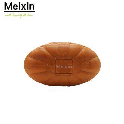 China Best Meixin Papaya Asnte Basic Cleansing Soap For Body Skin Whitening Soap Whitening for sale