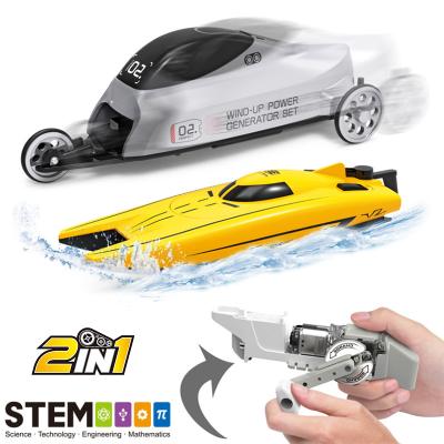 China DIY ZIGO TECH 2 in 1 2020 Hot Selling Tricycle Boat Physics for Stem Kids Toys Toys for sale