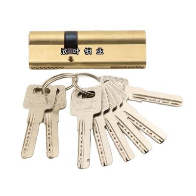 China XinYe Durable High Quality Solid Zinc Cylinder Lock Double Open Zinc Door Lock Cylinder for sale