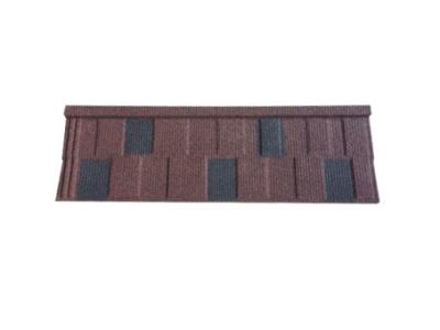 China Corrugated Iron Stone Coated Metal Roof Tile DX51D Material for sale