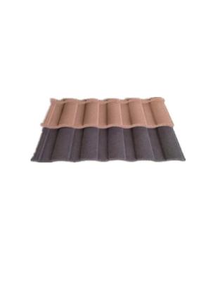 China Building Materials Stone Coated Steel Roof Tiles 40 - 275g/m2 Zinc Coating for sale