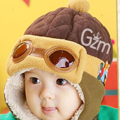 China Character Sale Guangzhou Crazy Winter Children Fashion Hat Winter Children Pilot Hat Cartoon Knitted Baby Hat for sale