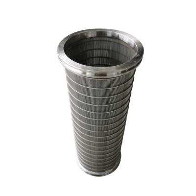 China Industry Filter Strainer Wedge Wire Screen Mesh Stainless Steel Metal Wire Wrapped Filter Cylinder Liquid Filter Johnson for sale