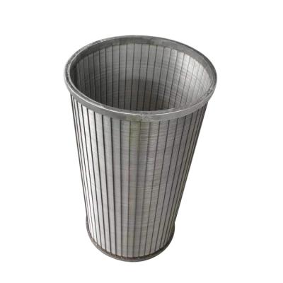 China Industry Filter Strainer Stainless Steel Wedge Wire Screen Pipe Johnson Screen Filter for sale