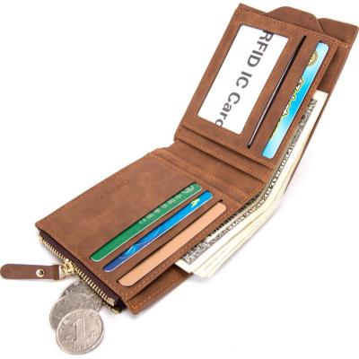 China RFID Leather Rfid Wallet Card Holder for sale