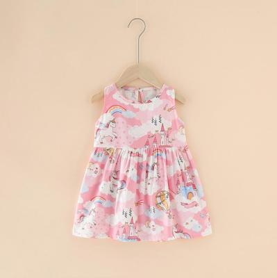 China Boutique Kids Cotton Casual Dress for Baby Princess Fancy Dress for sale