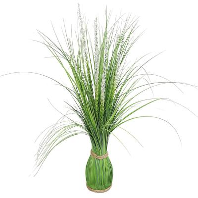 China Minimalist Artificial Onion Grass Ornaments Bonsai Plants Household Green Plants Lavender Potted Plants for sale