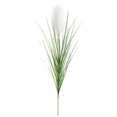 China Cheap Minimalist Artificial Tubular Grass Imitation Flower Foxtail Grass Living Room Decoration Dried Tubular Flower for sale