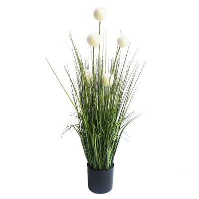 China Minimalist Large Snowball Artificial Grass, Reed, Foxtail, Plants Large Bonsai Green Plant Interior Design for sale