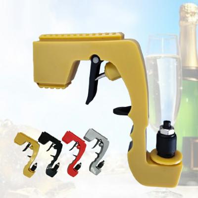 China Custom logo ABS wine beer sprayer champagne sprayer gun shooter drink beer gun clubs/dinners/party Raybin champagne bars for sale