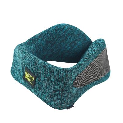 China Wholesale Viable Cervical Design Neck Pain Relief Memory Foam Travel Pillow Orthopedic 100% Polyester Neck Support Custom Logo Accepted for sale