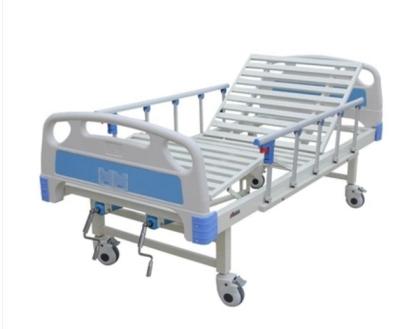 China Cheap Disable 2 Crank Manual Medical Inpatient Bed 2 Position Hospital Bed Price for sale