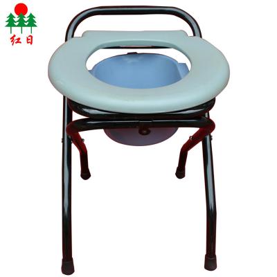 China Disable Design Lightweight New Folding Commode Adjustable Toilet Chair for sale