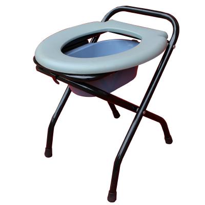 China Disable Height Adjustable Elder Care Product Folding Commode Chair Price for sale