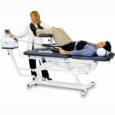 China Disable Low Price Massage Synthetic Leather Mobile Orthopedic Traction Hospital Bed for sale