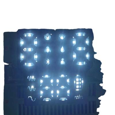 China Indoor Special Custom Style 4 Digit White LED Display for sale