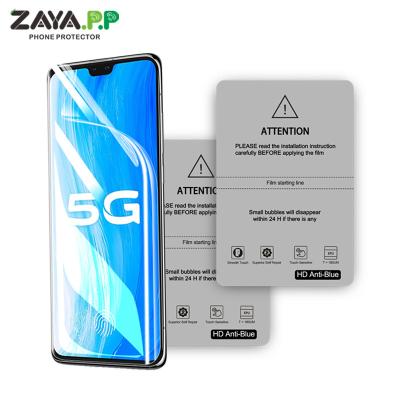 China High definition anti- scratch water-proof Customized logo Hydrogel Film TPU Screen Protector Anti-blue For Samsung Galaxy Z Flip 4 5 Mobile Phone for sale