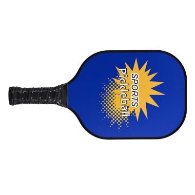 China Gifts Most Popular PP Diamond Grain Carbon Fiber Weave Honeycomb Pickleball Paddle Racket for sale