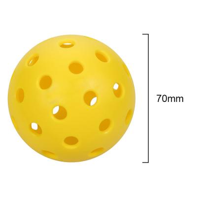 China Cheap 40 Holes LDPE MOQ Custom Outdoor Colorful Outdoor Usapa Pickleball Balls for sale