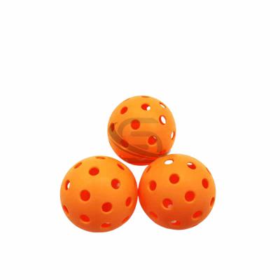 China 4Sz/lot Floorball Plastic Stick Ball PVC Soft Baseball Balls Floorball Sports Practice Plastic Baseball Training Practice Hockey Ball for sale