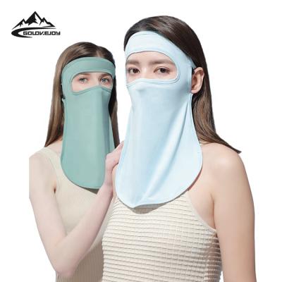 China GOLOVEJOY XTJ44 Summer New Design Custom Neck Cuff Tube Multifunctional Hot Selling Silk Cooling Bandana UV Protection Ice Bandana for sale