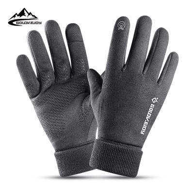 China New full finger GOLOVEJOY DB40 outdoor sports mow gloves warm cold wear touch screen running winter wholesale men women riding gloves for sale