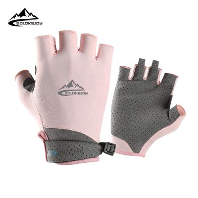 China GOLOVEJOY XG22 Summer Sun Protection Unisex Gloves Half Fingers Cycling Gloves Outdoor Sports Fishing Gloves Breathable Cool Golf for sale