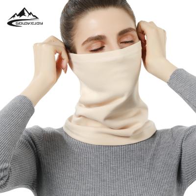 China GOLOVEJOY COTTON DWJ44 Wholesales Lightweight Fluffy Windproof Recycling Scarves Outdoor Warm Winter Sports Neck Cuff Face Hearing Protection for sale