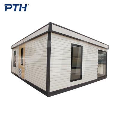 China Pth 29 Sqm / 43 Sqm Modern High Quality Smart Prefab Modular House With Quick Assembly Bedroom Kitchen Bathroom With French Door for sale