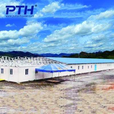 China Cheap Hotel 20ft Container House Labor Camp for sale