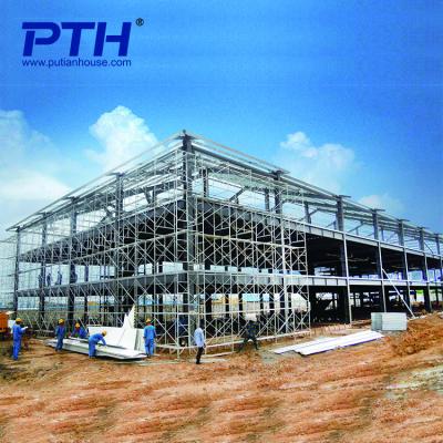 China Modern Turnkey Prefab Warehouse Steel Structure Hotel Building With Galvanized LGS Steel Structure And Wall Frame for sale