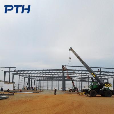 China Senegal 3000sqm Large Span Traditional Factory Project Warehouse Prefab Steel Structure for sale